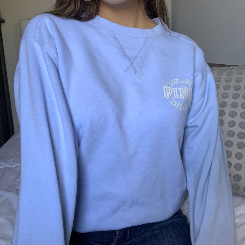 Baby Blue PINK Sweater